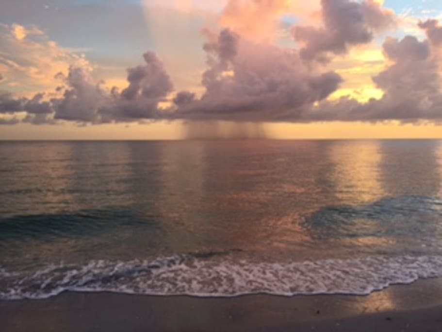 Beach at sunset