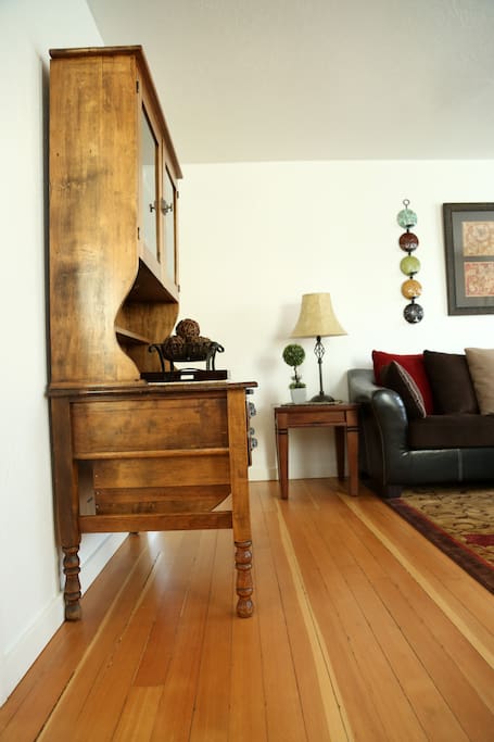 Walking into the living room