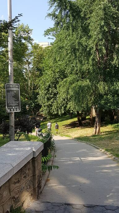 Short walk to Riverside Park