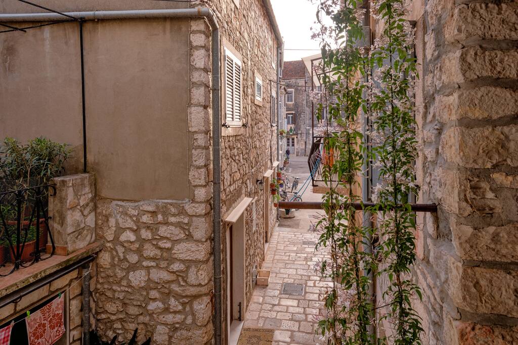 Street view from one of the rooms.