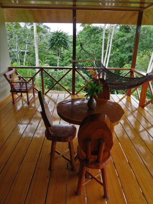 Terraza del la Habitacion de villa cecropia