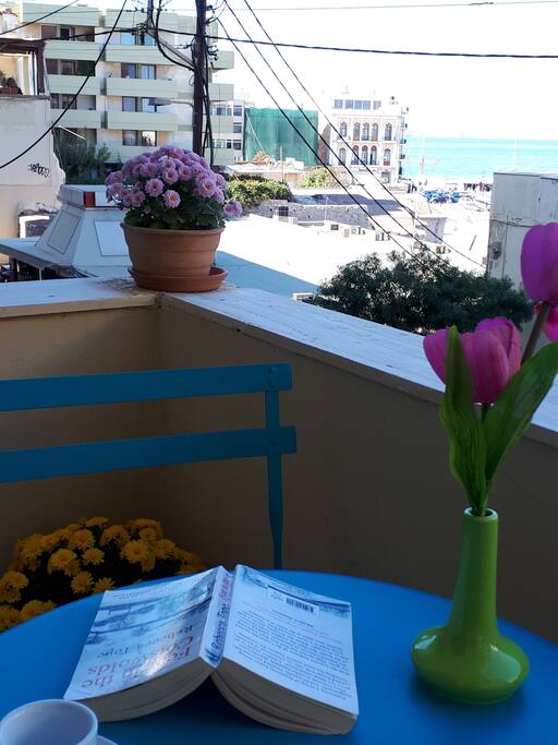 the view from the balcony