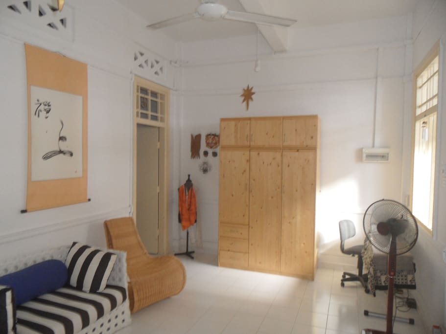 Your living space has a private entrance