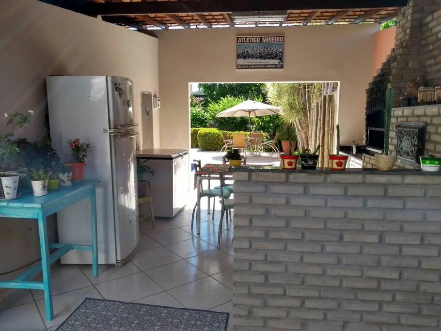 área de churrasco