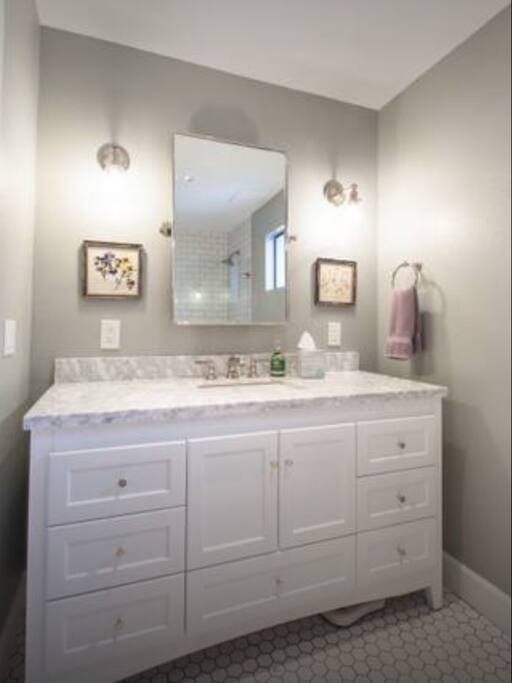 Newly remodeled master bath