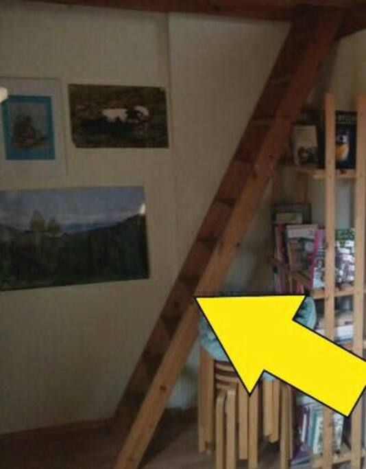 stairway to the bed