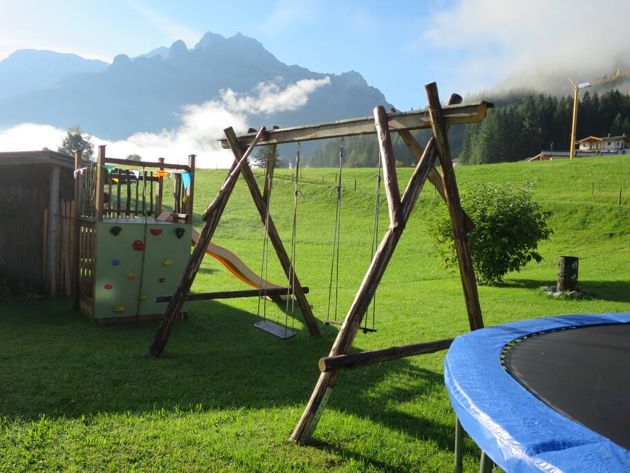 genug Platz zum Spielen und Relaxen