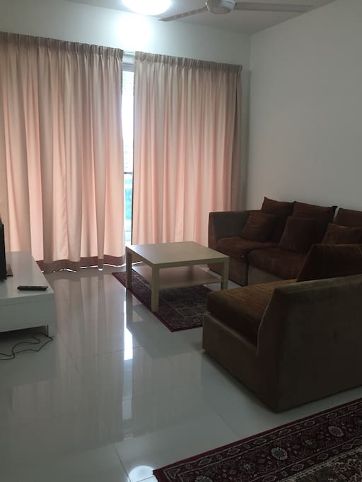 Cosy living room that overlooks Ara Damansara