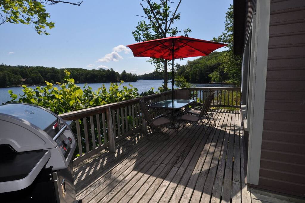 View from deck