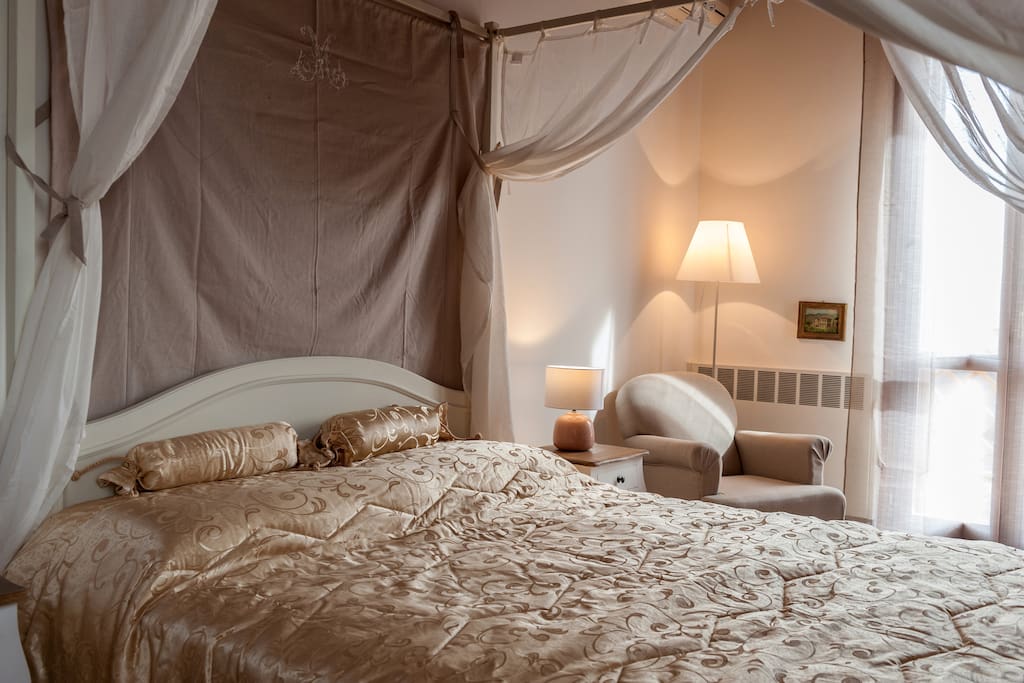 Letto a baldacchino Malvarosa