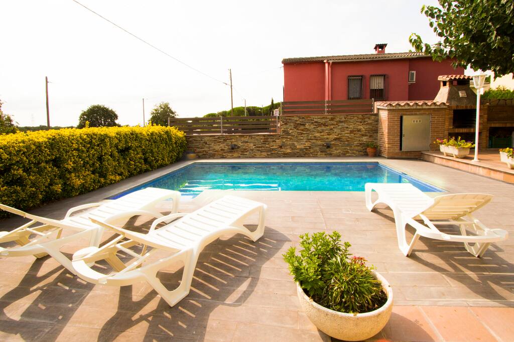 Private patio and private pool