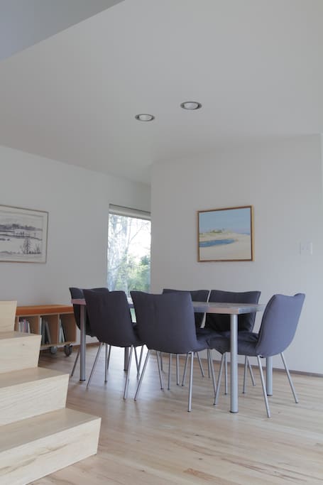 Dining room, open and light.