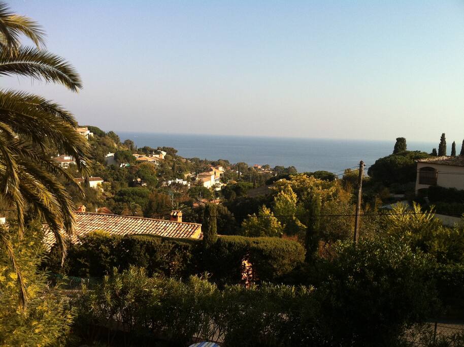 Vue depuis la véranda (1er étage)