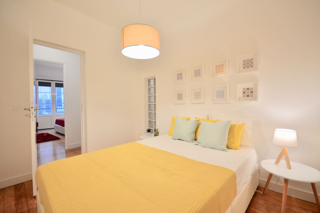 Yellow bedroom