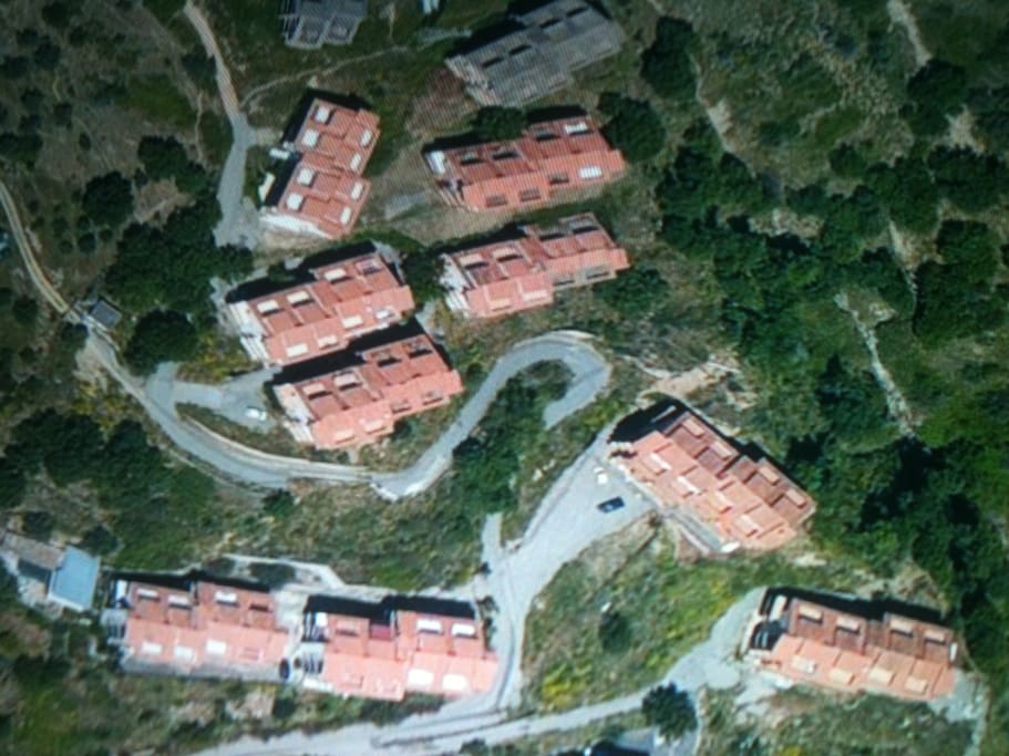 la vista dall'alto del Residence