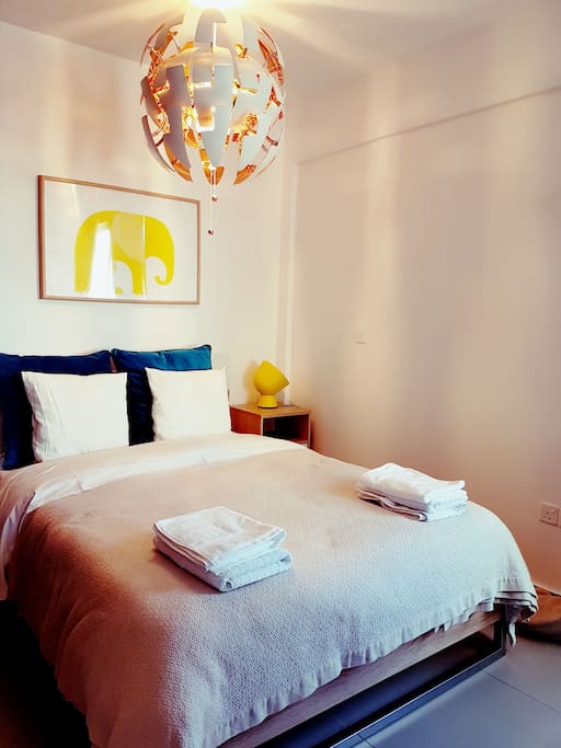 lovely double bed