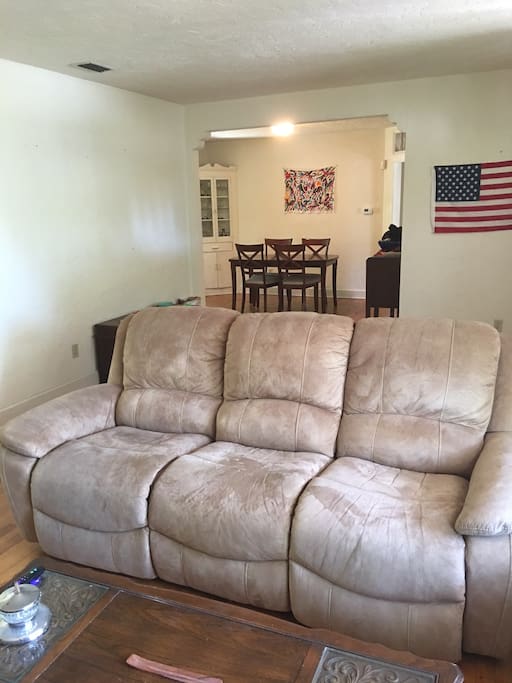 Large automatic electronic sofa (and loveseat not pictured)