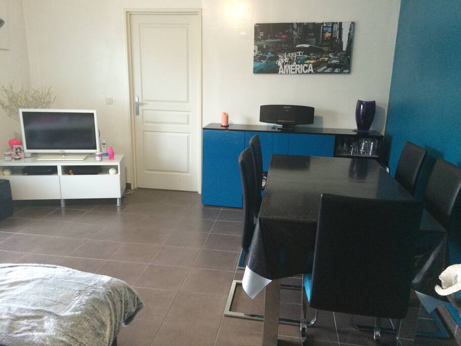 Séjour 20 m2, lumineux, bien agencé