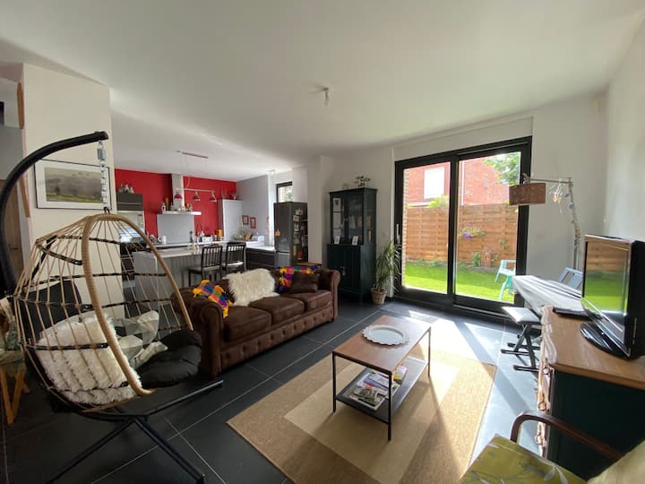 Ancienne Grange Style Loft Campagne Proche Lille - Nord
