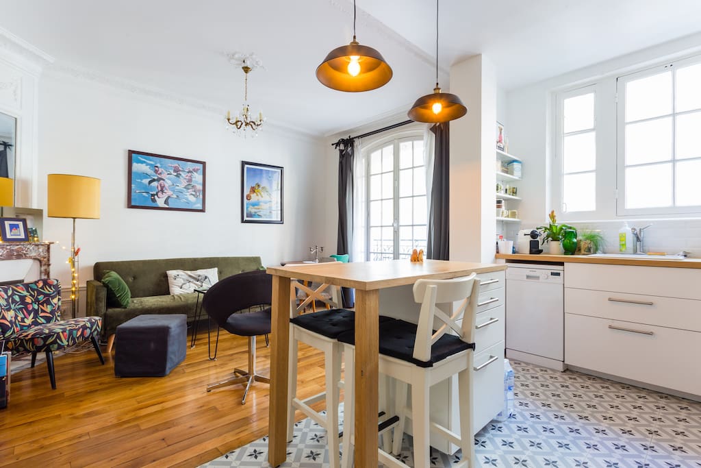The sunny living-room
