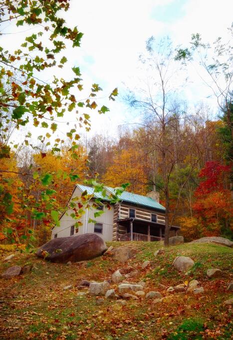 This cabin rest at the very top of the property