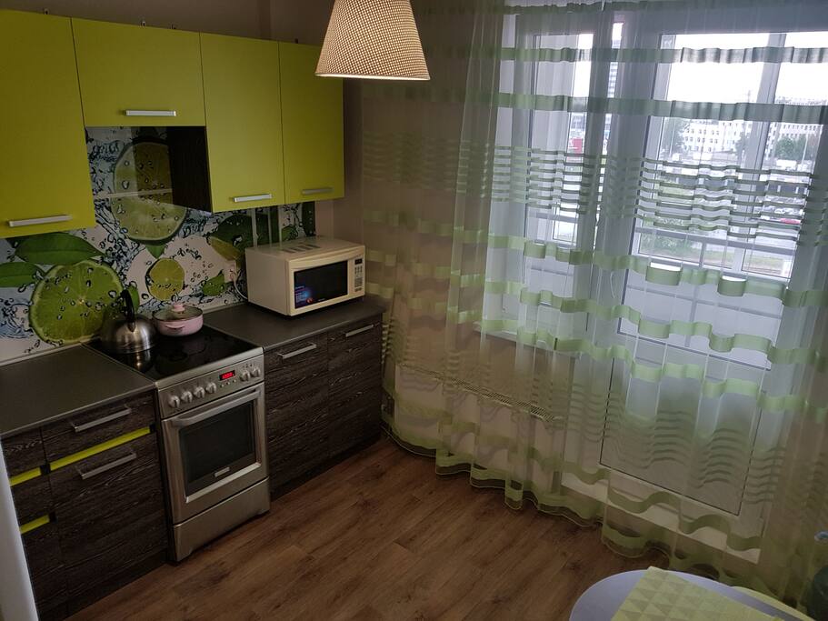 kitchen with all dishes