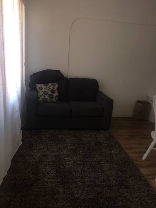 Couch and rug