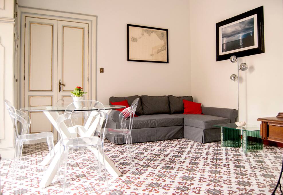 salotto con divano letto