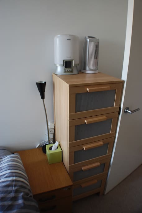 Side table and draws complete with extra sheets