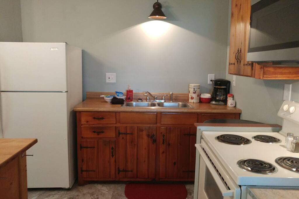 Rustic Kitchen fully equipped