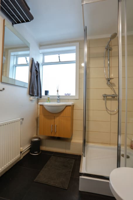 Bathroom with a shower