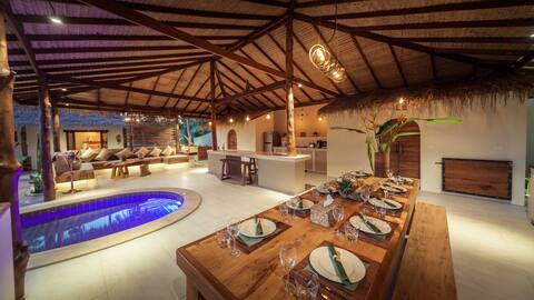 ★Baan Bai Mai, 2 villas, 8 bedrooms for 16 guests★