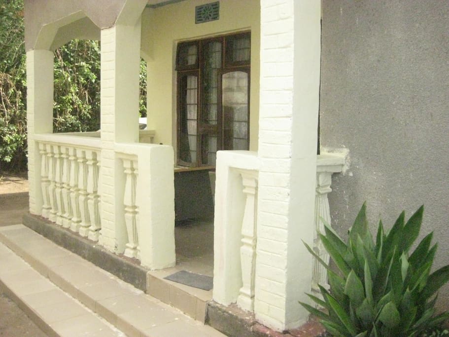 Front part of the main house.