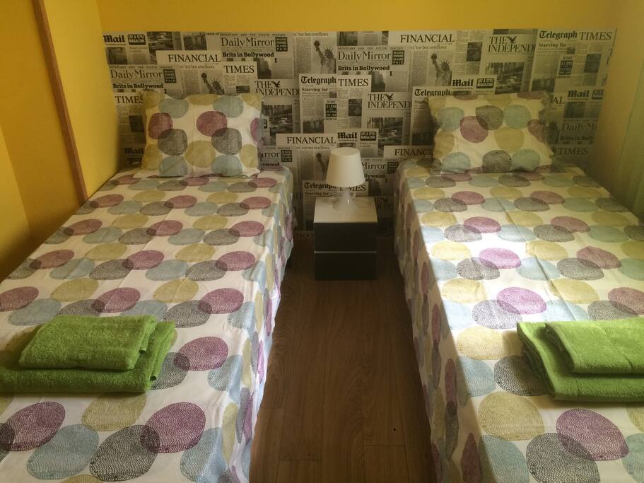 Habitación con dos camas
