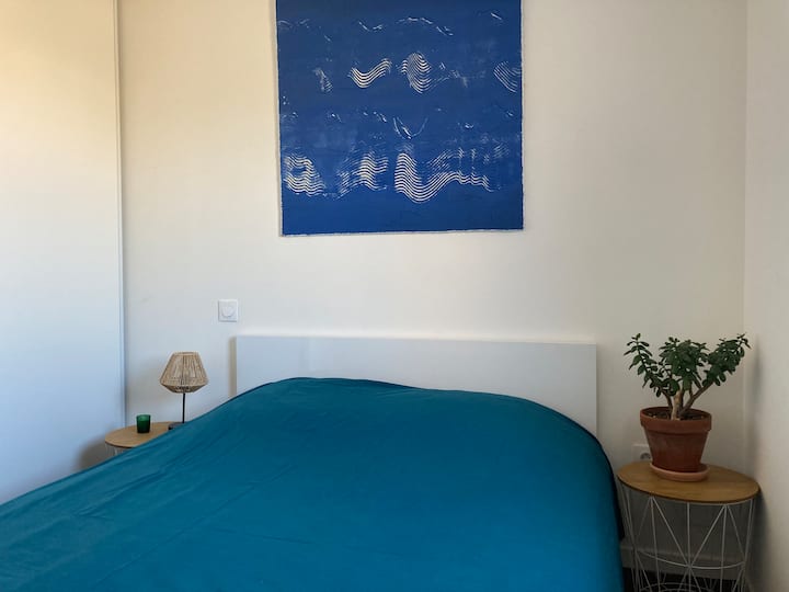 Chambre N°2 : Taille matelas : 140x190
