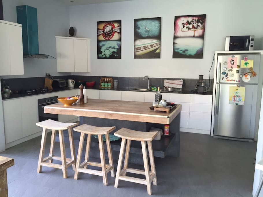 Open plan kitchen