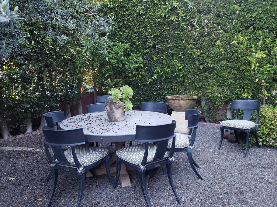 Courtyard Dining Area