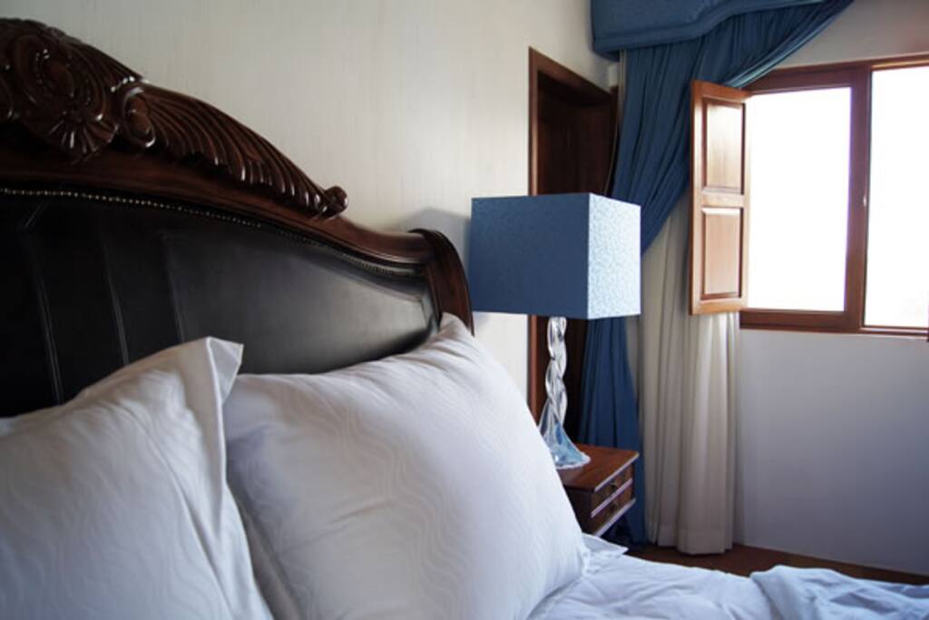 Recamara Estilo Imperial con Vista al Jardín