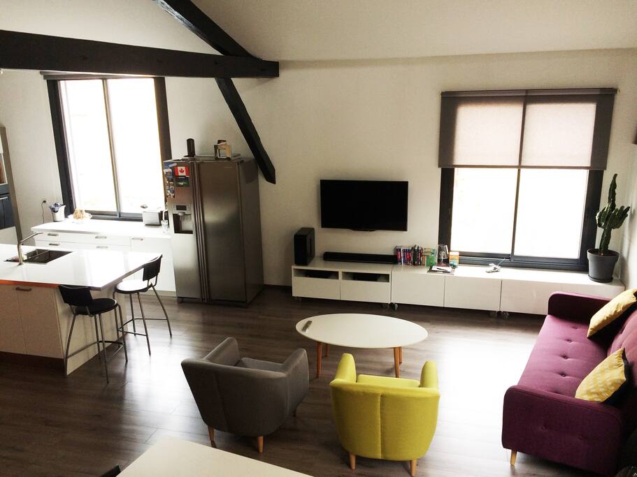 Niveau R+1 - espace salon