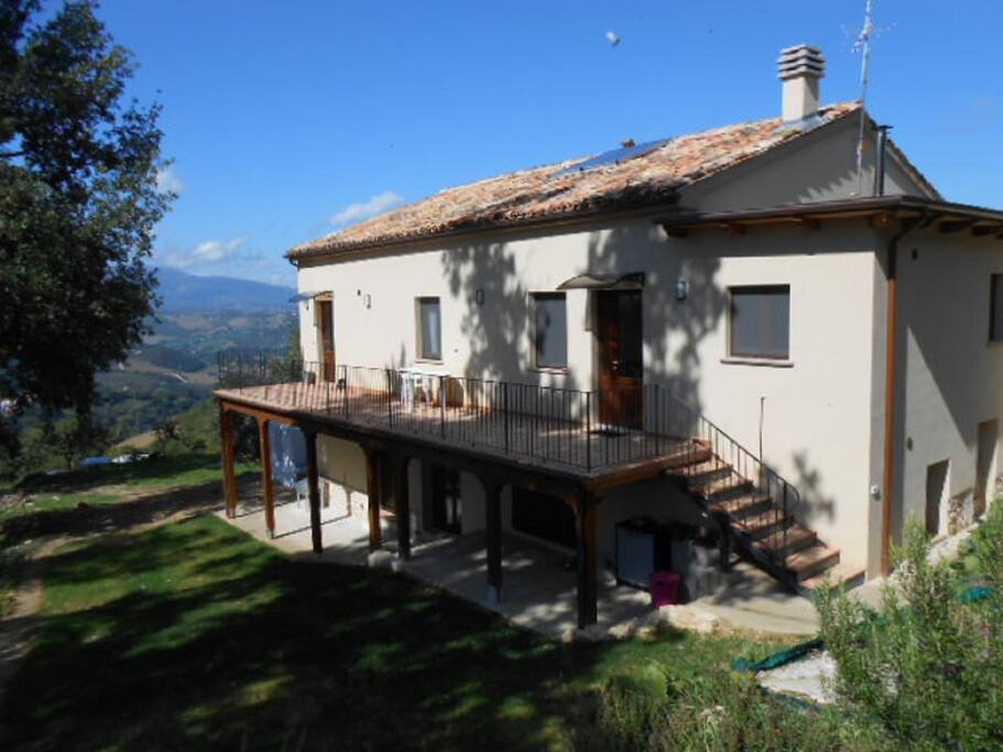 L'ingresso dell'Agriturismo Amargi