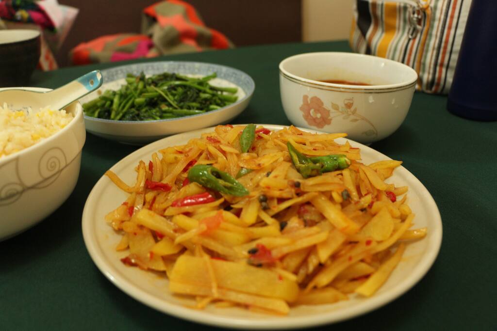 房东妹妹做的土豆丝儿