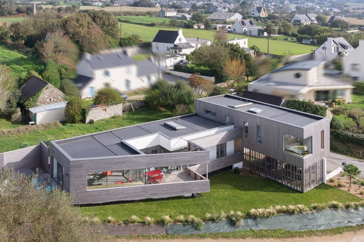 Villa Trégana 4* sea view, beaches, spa, 10 minutes from Brest - Villas for  Rent in Locmaria-Plouzané, Bretagne, France - Airbnb, image size:1200x800