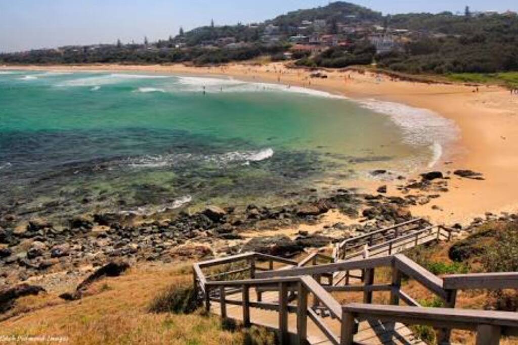 Access beach to Lighthouse