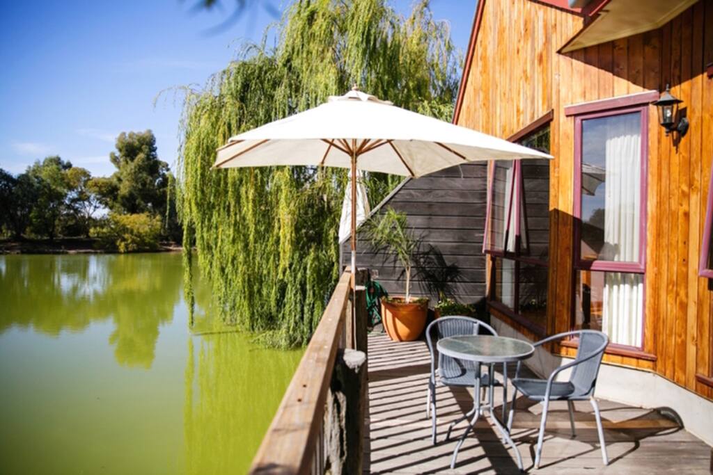 Balcony on the lake