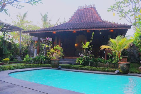 Sradha Joglo Villa - private pool in ubud