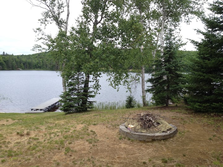 "Bear Naked Lodge" on Big Mink Lake Cabins for Rent in Maynooth