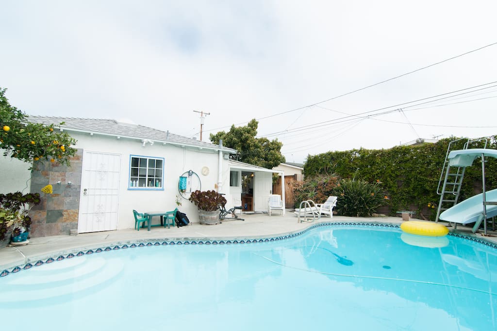 2 Room Poolside Guesthouse Bikes Guesthouses For Rent In Long Beach