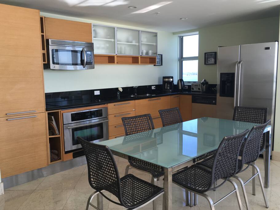 Well equipped kitchen