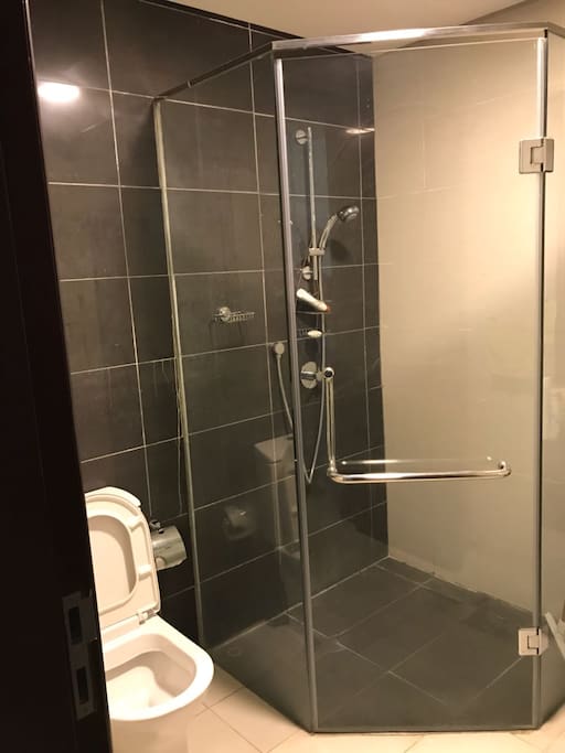 Shower and toilet (private)