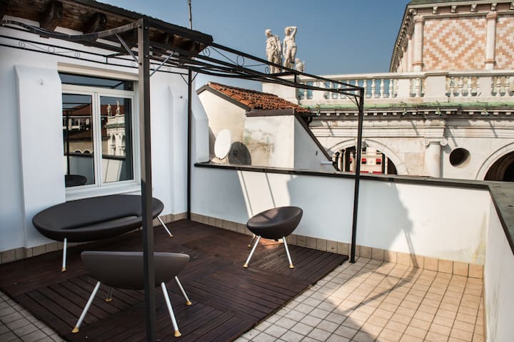 Attico Palladio, downtown vicenza